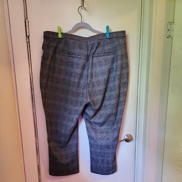 ModCloth Cropped Plaid Trousers Sz 20W NWT - Picture 4 of 10